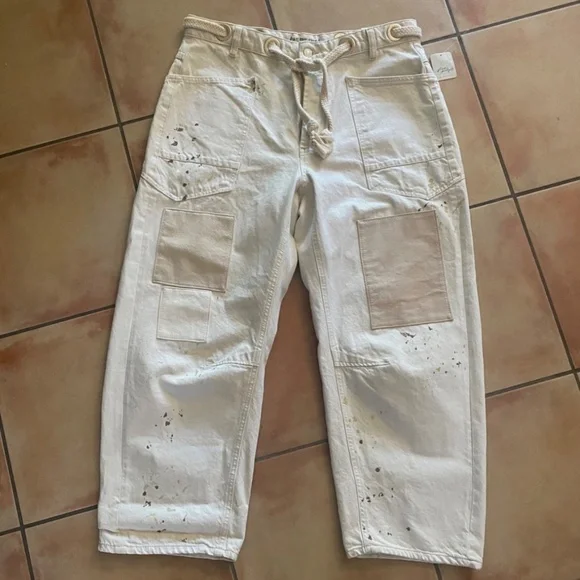 NWT $148 We The Free Moxie Pull-On Barrel Jeans - Picture 5 of 6